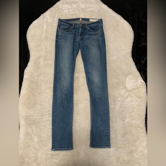 rag & bone Denim - Rag & Bone Womens Blue Skinny Denim Jeans Size 29 Pants 29x30
